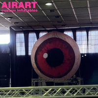 Yeux gonflables rouges, accessoires de décoration festifs pour bars