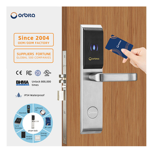E3041 Waterproof Battery 125khz Rf Rfid Hotel Smart <b>Key</b> Less <b>Key</b> Card Door <b>Locks</b> Entry Systems With Energy Saving Switch - Product Image 1