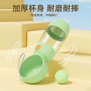 Minimalist Shape Pet Outdoor Water Bottle Silicone 550ml Light 179g for Travel - Product Image 1