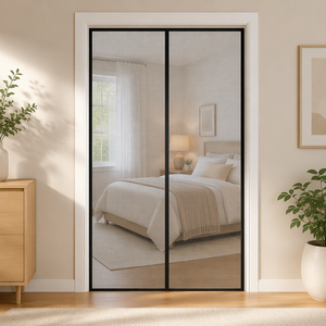 <span class=keywords><strong>Moustiquaire</strong></span> magnétique en polyester <span class=keywords><strong>pour</strong></span> porte, rideau de porte anti-insectes, OEM <span class=keywords><strong>pour</strong></span> porte <span class=keywords><strong>coulissante</strong></span> de patio d'hôtel - Product Image 2
