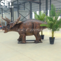 Dinozor Kostümleri Animatronik Model Triceratops Robotik Dinozor Gerçek Boyutta Animatronik Dinozor Simülasyonu Animatronik Modeller