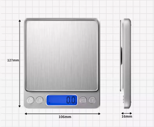 La <span class=keywords><strong>balance</strong></span> électronique de cuisine de haute précision 500g 0.01g mesure l'échelle de poids de cuisine numérique. - Product Image 2