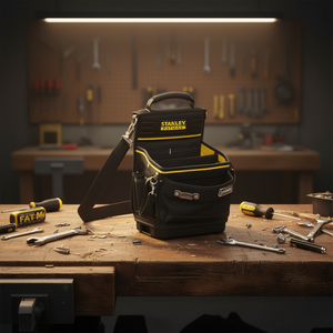 Bolsa Organizadora de Tela Stanley Fatmax, Bolsa para Herramientas con Múltiples Bolsillos y Correa para el Hombro - Product Image 3