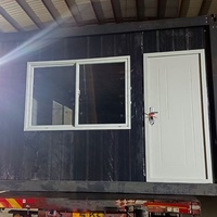 Maisons préfabriquées portables à faible coût, unités de 20 et 40 pieds, grandes maisons conteneurs préfabriquées avec toit en pente