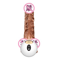 Vibromasseur réaliste intelligent en silicone avec télécommande sans fil pour femme