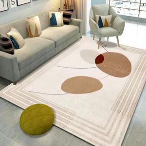 Alfombra Moderna de Alta Gama con Bucle, Fácil de Cuidar, Resistente a la Suciedad, para Sala de Estar y Dormitorio, Juego de Alfombras de 4m - Product Image 1