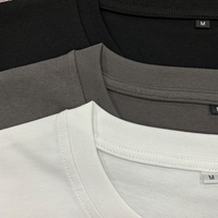 T-shirt personnalisé de luxe de haute qualité en coton épais et épais T-shirt imprimé uni pré-rétréci ringspun 300GSM Tshirt avec marque privée