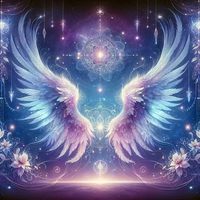 Kit de peinture sur toile DIY Songwoo Ailes d'ange magiques bleu violet Mandala étoile Fleur Peinture par numéros