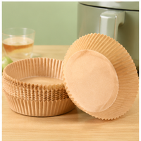 Papier sulfurisé jetable en silicone antiadhésif pour friteuse à air, résistant à la graisse et à la chaleur, compatible four, qualité alimentaire YuanTong pour la cuisson
