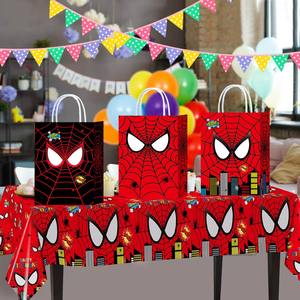 Sac en papier kraft sur le thème <span class=keywords><strong>Spider</strong></span> <span class=keywords><strong>Man</strong></span> pour cadeaux de Noël - Product Image 2