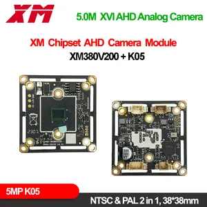 高品質5MpセンサーK05IspXm380V200AhdカメラモジュールサポートXviAhdCvbsナイトビジョンアナログカムパルNtscCctvカメラ