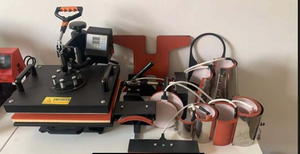 Machine de presse à chaud multifonctionnelle 5-en-1 pour transfert thermique et marquage à chaud de t-shirts, 29*38cm, Meilleures ventes - Product Image 2