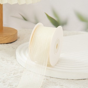 Ruban en organza satiné premium avec finition satinée pour la fabrication de nœuds cadeaux pour flacons de parfum - Product Image 6