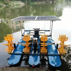 Hot Bán Năng Lượng Mặt Trời Cá Pond Aerator Peddle Bánh Xe Thiết Bị Thông Gió Trung Quốc Nhà Sản Xuất Nuôi Trồng Thủy Sản