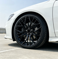 Rines HZH de Aleación Forjada de 18-24 Pulgadas con Acabado Negro y Diseño Multirradio para Audi TT RSQ8 RS7 RS6 RS5 RS4