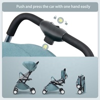 Nouveau Design de landau de luxe léger 3 en 1 Portable haut paysage réversible poussette de voyage pour bébé