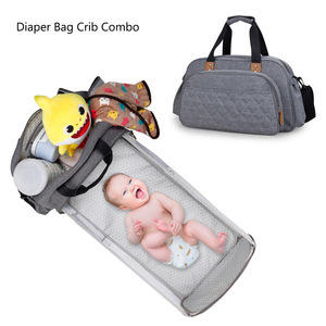 Grand sac à dos personnalisé Sac fourre-tout en polyester pour couches pour bébés pour les voyages de papa et maman - Product Image 3