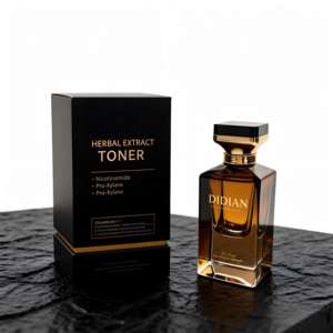 Botella de Perfume de Vidrio Ámbar de Lujo Personalizada, 30ml 50ml 100ml, Botella Cuadrada con Atomizador, Botellas Vacías para Perfumes con Cierre a Presión y Embalaje en Caja - Product Image 3