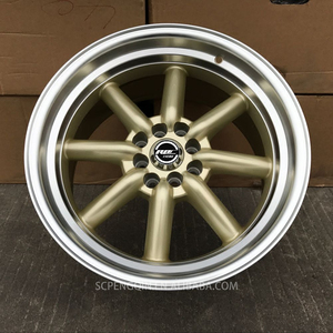 ล้อแม็กซ์ JDM แบบฟอร์จ ขอบลึก 15 16 17 18 นิ้ว สำหรับรถยนต์ ลาย 8 ก้าน แบบโมโนบล็อก สำหรับ <span class=keywords><strong>Watanabe</strong></span> - Product Image 4