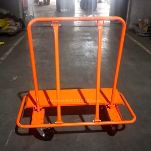 Chariot à main robuste OEM 1 tonne 4 roues à plateau plat pour le transport du marbre et du verre DC-1 - Product Image 3