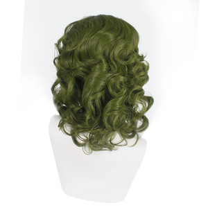 Peluca sintética sin pegamento de fibra resistente al calor, larga y lisa, para hombre, estilo americano, rizada y voluminosa - Product Image 4