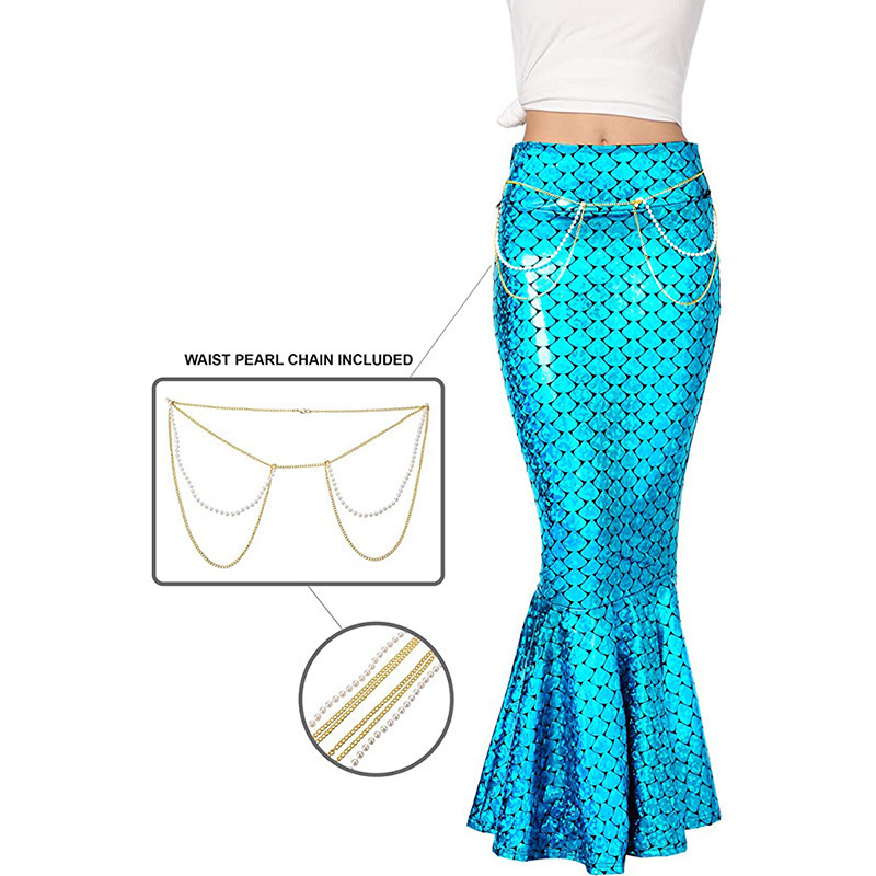 Blue (with chain)