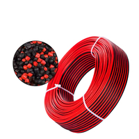 Câble d'alimentation plat RVB 2 conducteurs, standard UL2468, rouge, noir, blanc, 18AWG, 20AWG, 22AWG, en cuivre étamé, directement de l'usine