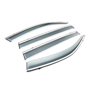 Pour VOLKSWAGEN <span class=keywords><strong>VW</strong></span> Atlas Teramont 2016-2023 voiture fenêtre soleil pluie ombre visières bouclier abri protecteur couverture garniture cadre autocollant - Product Image 1