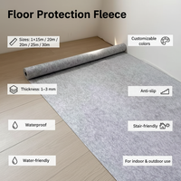 Protection de sol temporaire respirante et résistante aux liquides pour l'entretien des surfaces décoratives en marbre et en céramique
