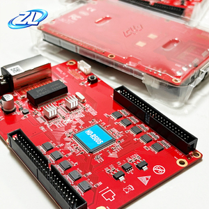 Scheda Ricevitore a Colori Huidu HD-R500S, Doppia Porta Ethernet Gigabit, <span class=keywords><strong>Supporto</strong></span> Adattatore HUB75 per Insegne LED Fisse in Hall di Hotel - Product Image 1