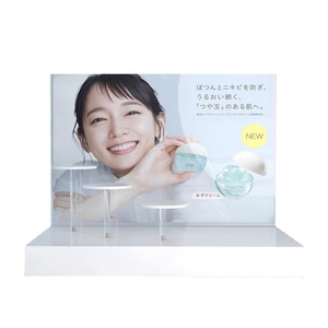 Giá Trưng Bày Nhiều Lớp Bằng <span class=keywords><strong>Acrylic</strong></span> Sản Phẩm Chăm Sóc Da Làm Đẹp Trang Điểm Gian Hàng Khay Trưng Bày Trung Tâm Mua Sắm - Product Image 3