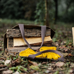 Portable grande capacité toile <span class=keywords><strong>bois</strong></span> de <span class=keywords><strong>chauffage</strong></span> panier Portable sac de rangement sac de transport pour Camping et randonnée cheminée <span class=keywords><strong>bois</strong></span> support - Product Image 4