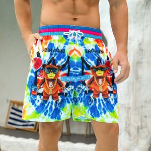 กางเกงว่ายน้ำชายพิมพ์ลายดิจิตอล กางเกงชายหาดแบบยืด กางเกงเซิร์ฟบอร์ดชาย กางเกงชายหาดแห้งเร็ว - Product Image 5