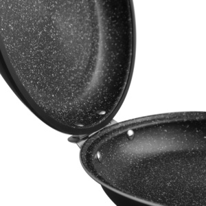 Utensilios de cocina multifuncionales de aluminio, Mini sartén antiadherente de cerámica, sartén de <span class=keywords><strong>doble</strong></span> cara, sartenes antiadherentes de aleación de aluminio de 24cm - Product Image 4