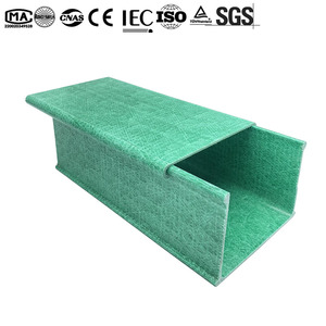 <span class=keywords><strong>Caja</strong></span> de Cables Trapezoidal de FRP Ignífuga, <span class=keywords><strong>Caja</strong></span> de Tuberías de FRP Anticorrosión <span class=keywords><strong>para</strong></span> Instalación de Cables, en Stock - Product Image 1