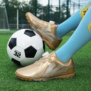 Nouvelles Chaussures de Football d'Entraînement Respirantes pour Enfants, à Boucle Rotative, pour Terrains en Gazon Synthétique (TF), Idéales pour les Garçons du Primaire - Product Image 5