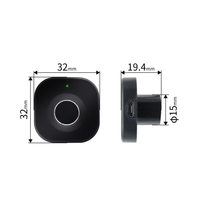 Serrure de meuble moderne sans clé à empreinte digitale rechargeable pour tiroirs, armoires, meubles en plastique, sécurité enfant, usage hôtelier