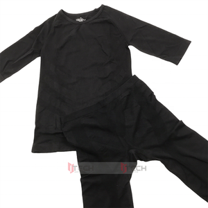 Sous-vêtements d'entraînement <span class=keywords><strong>EMS</strong></span> noirs Miha Bodytec, veste de combinaison <span class=keywords><strong>EMS</strong></span> <span class=keywords><strong>Xbody</strong></span> pour la salle de sport, stimulateur musculaire électrique, tailles XS, S, M, L, XL, XXL - Product Image 1