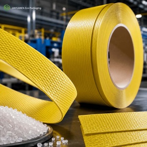PP Strapping High Tensile Strength PP Strapping Band Roll Polypropylene Plastic Packing Strap for Carton <strong>Pallet</strong> Packaging - Product Image 1