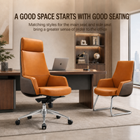 Chaise de bureau ergonomique moderne pivotante et réglable en hauteur pour la maison et le bureau, construction métallique, mobilier de bureau