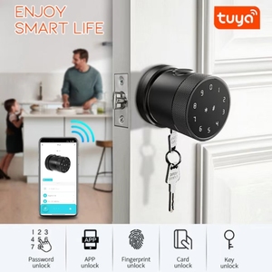 Phong Cách Châu Âu Chìa Khóa Thông Minh Xi Lanh Khóa Cửa Với Núm Hợp Kim Nhôm Cho Gỗ Hoặc Sắt Phòng Ngủ Sân Cửa - Product Image 6