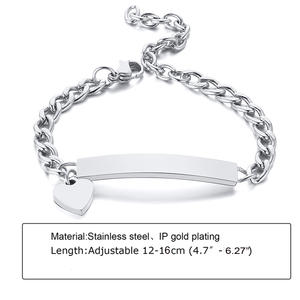 Personnalisé Sans Ternir En Acier Inoxydable Bébé Nom Bracelets Personnalisé <span class=keywords><strong>Gourmette</strong></span> Chaîne Lien Avec Couronne Charme Filles Garçon Bracelet Cadeau - Product Image 6