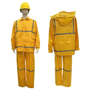 Ensemble imperméable en polyester PVC de style transfrontalier avec bandes réfléchissantes pour le camping, poncho universel pour adulte, VÊTEMENTS DE PLUIE - Product Image 5