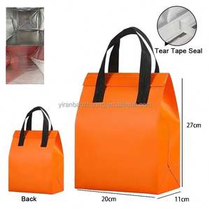 Bolsa Térmica Desechable para Llevar Té con Leche, Barbacoa, con Logotipo Personalizado, Laminada con Papel de Aluminio, No Tejida - Product Image 1