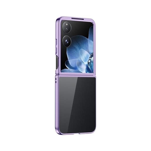 New Style for for Xiaomi Mix Flip 2 6D Electroplating PC Shockproof Phone Case
