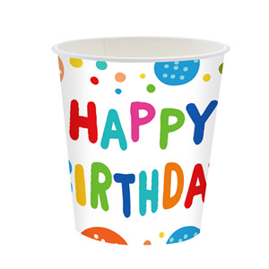 <b>Colorful</b> Polka Dot Birthday Party Supplies Disposable <b>Paper</b> Plates Cups Napkins Tableware Set For Party Decorations - Product Image 5