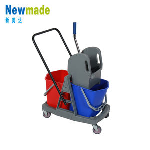Fournitures d'équipement de service en chambre d'hôpital et d'hôtel chariot de nettoyage de ménage avec essoreuse de vadrouille chariot de conciergerie - Product Image 2