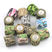 Bandages cohésifs élastiques non tissés de 5cm 2 pouces Bandage de sport auto-adhésif pour chaussette de football