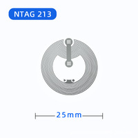 Наклейка для влажной инкрустированной 213/215 NFC, 144 байт, NFC
