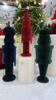 Ornement géant en papier Casse-Noisette de 100 cm certifié FSC - Décoration commerciale de Noël pliable en 3D